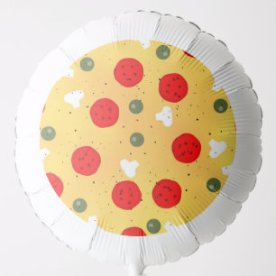 Cool fun pizza party kids birthday balloon