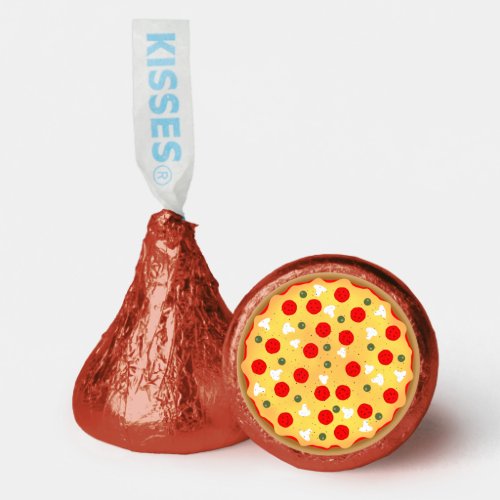 Cool fun pizza party kids birthday hersheys kisses