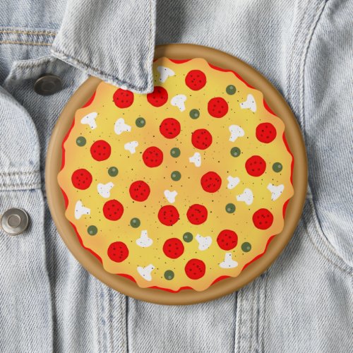 Cool fun pizza pepperoni mushroom button