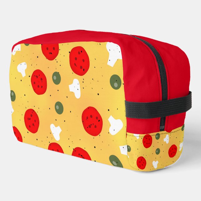 Cool fun pizza pepperoni mushroom sling bag (Left Corner)