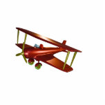 Cool Fun Red Biplane Photo Sculpture, Sculpture<br><div class="desc">Cool Adventurous Fun Big Red Biplane in Aviation Photo Sculpture,  Sculpture</div>
