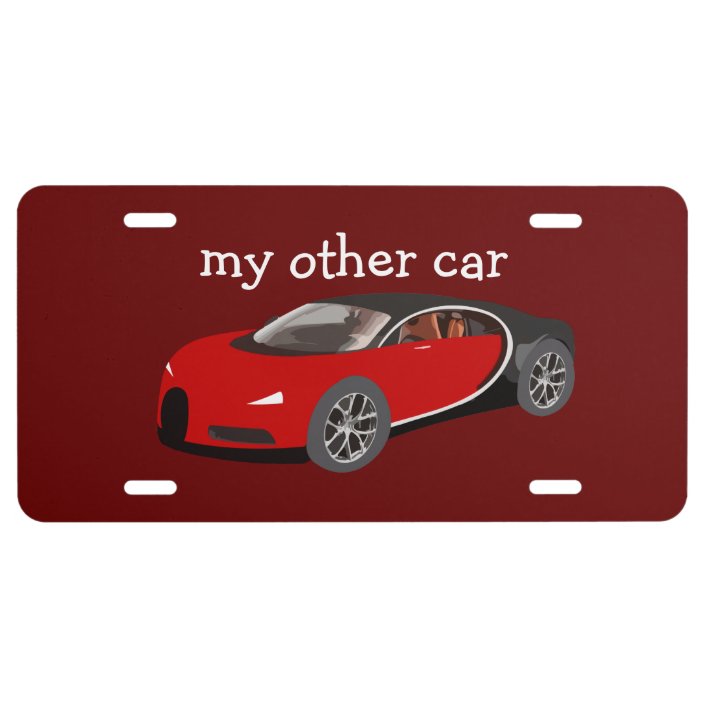Cool Funny Car Tag Design License Plate