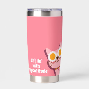 Cool Funny Cat Insulated Tumbler