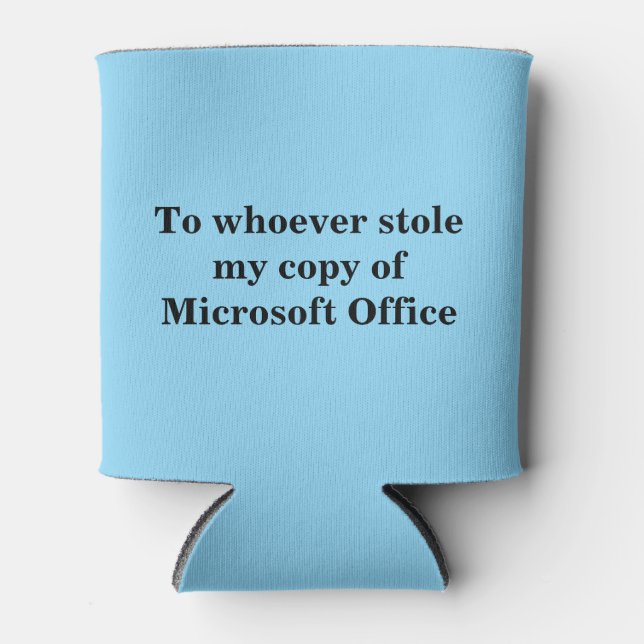 Cool Funny Dad Joke Can Cooler (Front)