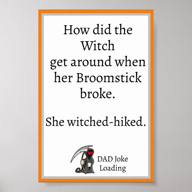 Cool Funny Dad Joke Design  Poster (Front)