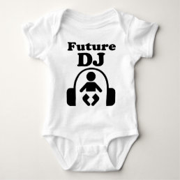 Cool Funny Future DJ Music Headphones Art T Shirt