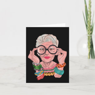 Cool Funny Grandma Grandmother Stylish Gift Summer Card
