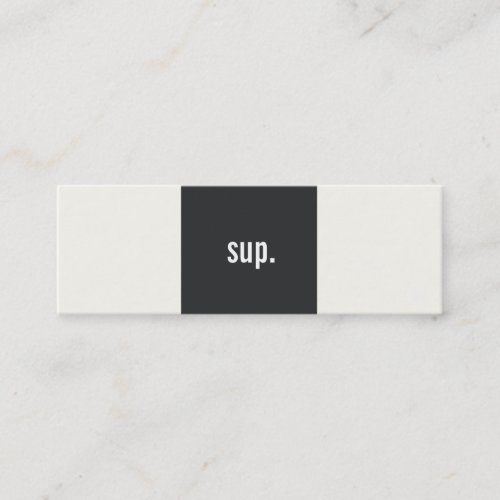 Cool Funny Hello Greeting Social Networking Mini Business Card