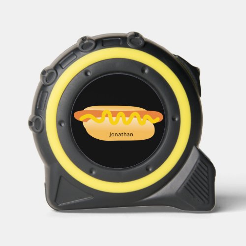 Cool Funny Hot Dog Novelty Custom Tape Measure