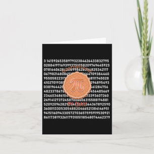 Cool Funny International Pi Day Pie Happy Pi Day Card