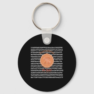 Cool Funny International Pi Day Pie Happy Pi Day  Keychain
