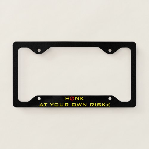 Cool funny  license plate frame