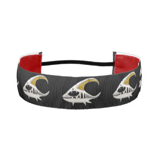 Cool funny monster fish athletic headband