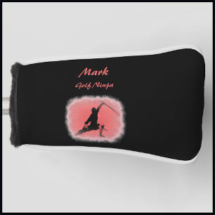 Cool Funny Ninja Warrior Golf Head Cover