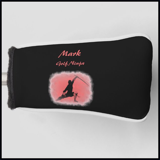 Cool Funny Ninja Warrior Golf Head Cover (Creator Uploaded)