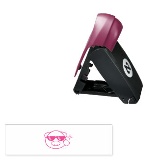 Cool funny pig pocket stamp