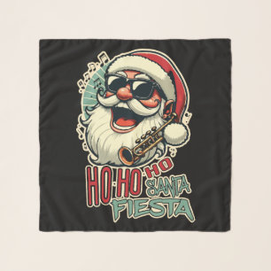 Cool funny Santa Claus with sunglasses - Ho-ho-ho Scarf