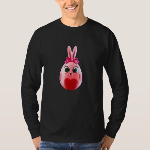 Cool Funny Spring Easter Bunny  Animals Eggs Grap T_Shirt