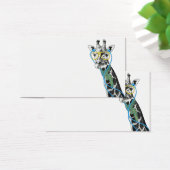 Cool funny trendy giraffe with glasses, earphones (Desk)