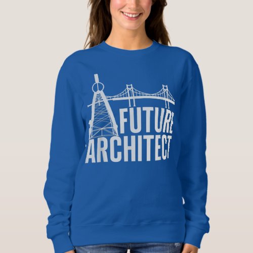 Cool Future Architect Art Boy Girl Kids Sweatshirt