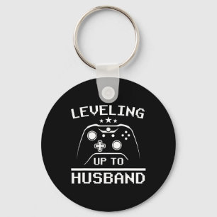 Cool Future Husband For Men Boys Groom To Be Gamer Keychain