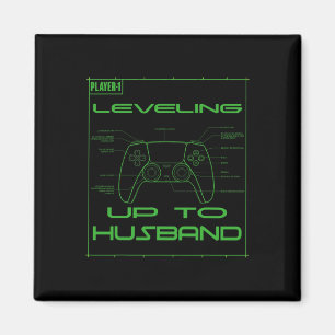 Cool Future Husband For Men Boys Groom To Be Gamer Magnet