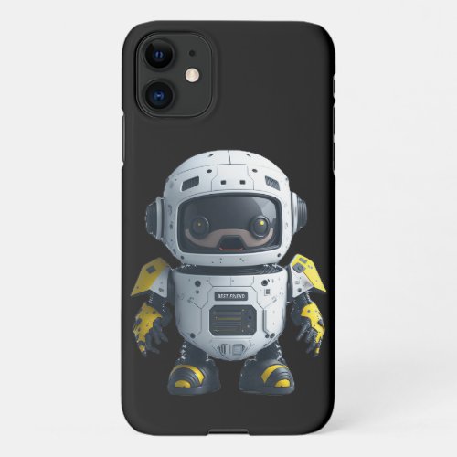 Cool futuristic robot design high quality iPhone 11 case