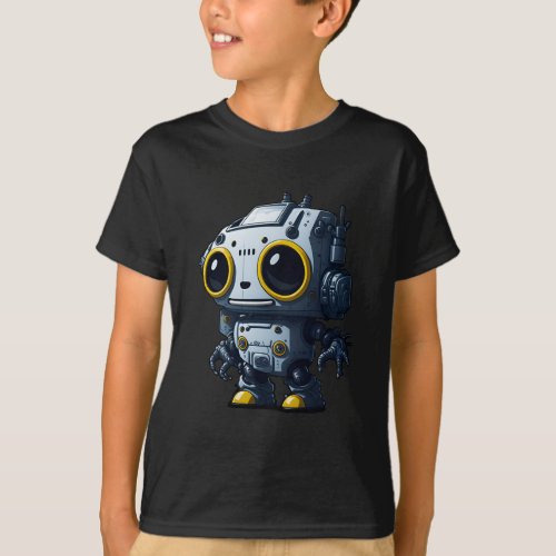 Cool futuristic robot design high quality T_Shirt
