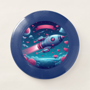 Cool/futuristic spaceship valentine's day Wham-O frisbee