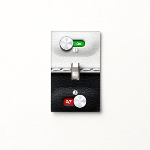 Cool Futuristic Toggle On_Off Light Switch Cover