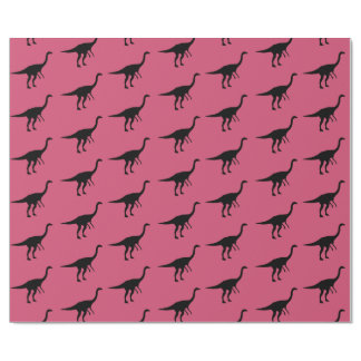 Cool Gallimimus Dino Dinosaur Silhouette Wrapping Paper