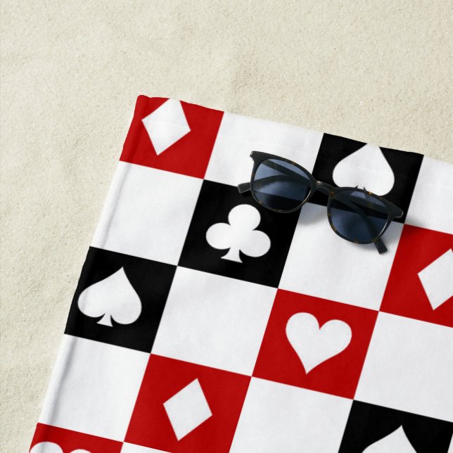 Cool Gambling Casino motel pool towel (In Situ)