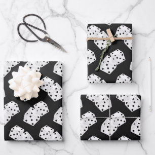Cool gambling dice pattern Casino  Wrapping Paper Sheets