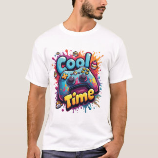 Cool Game Time – Graffiti Gamer Splash Tee