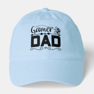 Cool Gamer Dad word art  Hat