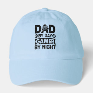 Cool gamer Dad word art  Hat