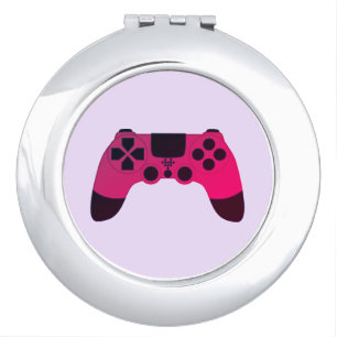 Cool Gamer Design - Gaming Controller Nerdy Compact Mirror