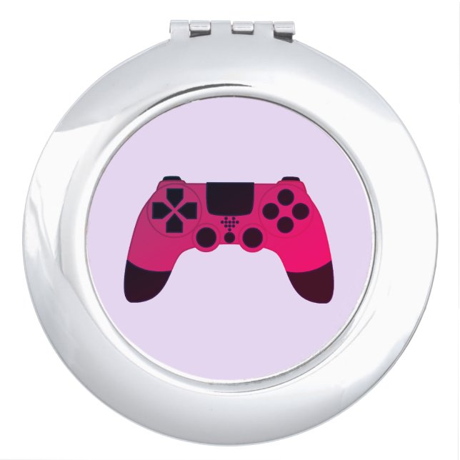 Cool Gamer Design - Gaming Controller Nerdy Compact Mirror (Front)
