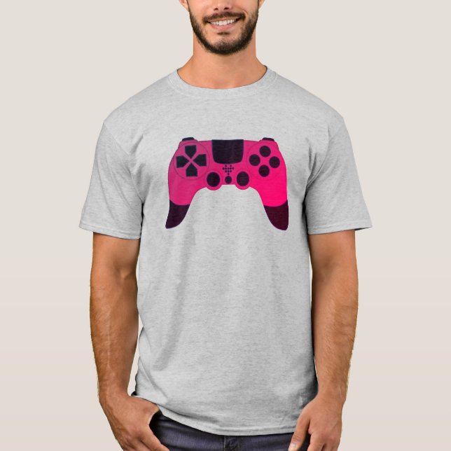 Cool Gamer Design - Gaming Controller Nerdy T-Shirt (Front)