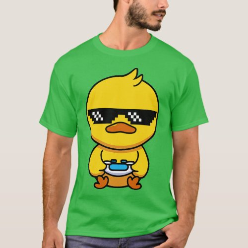 Cool Gaming Duck T_Shirt