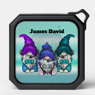 cool gaming gnomes add name bluetooth speaker