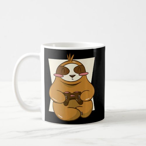 Cool Gaming Sloth Video Gamer Gaming Animal  Coffee Mug