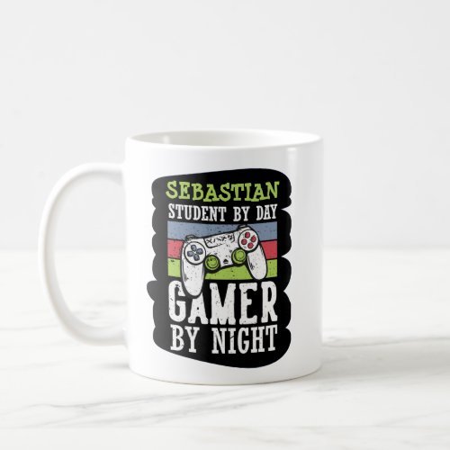 Cool Gaming Student By Day Gamer By Night Personal Coffee Mug