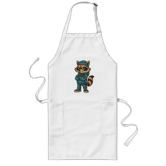 Cool Gangster Raccoon - Urban Streetwear Animal Ho Long Apron