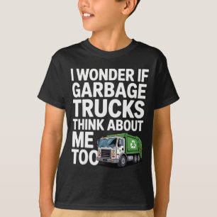 Cool Garbage Truck Design For Men Women Trash Garb T-Shirt