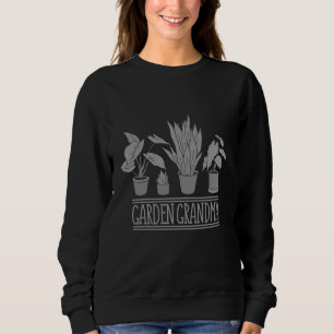 Cool Garden Grandma Vintage Graphic Gardener Plant Sweatshirt