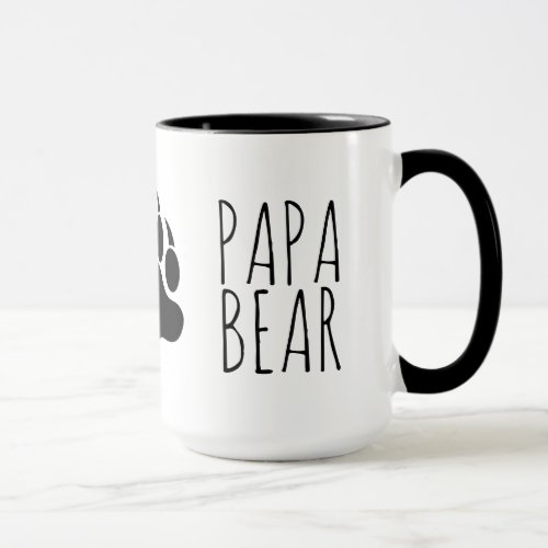 Cool Gay Bears Pride Bear Paw Papa Bear Mug