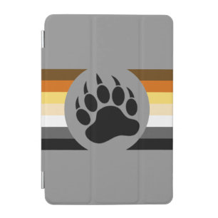 Cool Gay Bears Pride Flag Bear Paw iPad Mini Cover