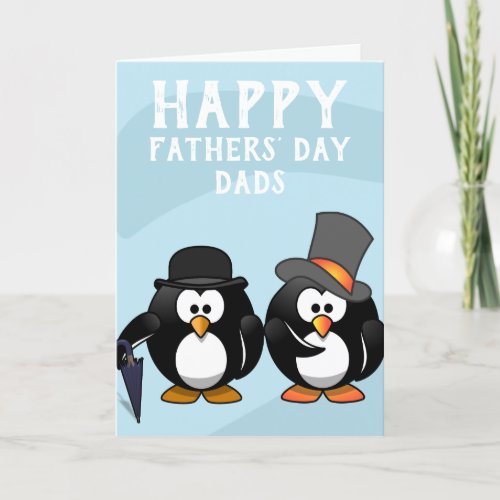 Cool Gay Dads Fathers Day Card