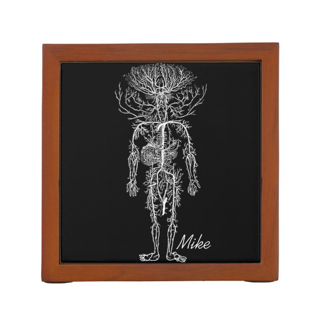 Cool Geeky Custom Gifts for Male Medical Nerds Pencil Holder (Back)